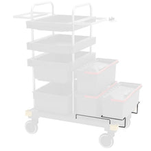 VERMOP uchwyt do pudełka 10 L (zestaw) płyta L, 49 x 42 x 13 cm