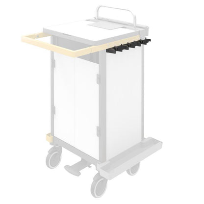 Listwa z haczykami VERMOP do uchwytu uchwytu, 34 x 9 x 5 cm