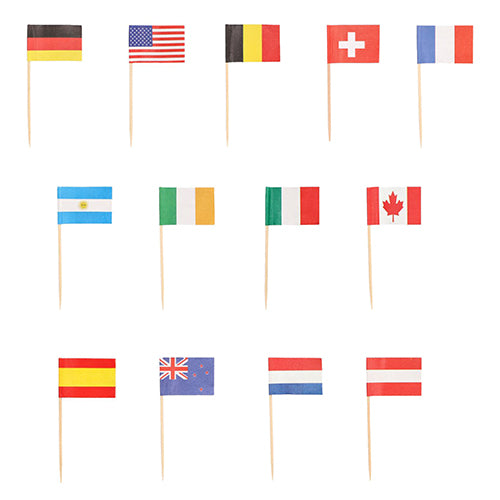 500 weiße Deko-Picker von PAPSTAR GmbH, 8 cm lang, eignen sich ideal für stilvolle Präsentationen und umweltfreundliche Events.