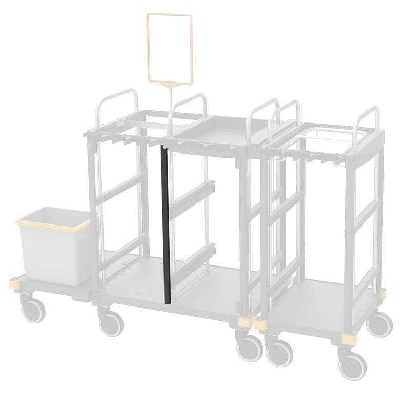 Listwa pośrednia VERMOP, antracyt 735mm, 74 x 4 x 2 cm