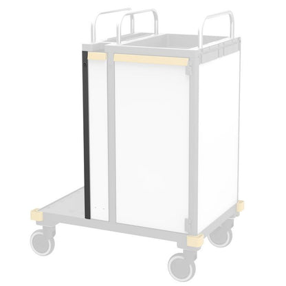 VERMOP listwa narożna z zamkiem po lewej stronie, 74 x 4 x 2 cm | 1 sztuka 