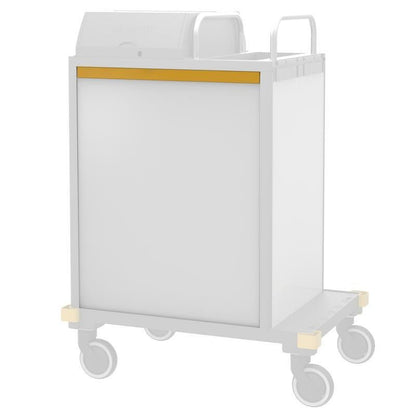 Ściana tylna VERMOP H+ Pudełko 10 l Platynowo-białe 738 x 600 x 9 cm