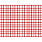 Papierowe podkładki stołowe 30x40 cm Giovanni od Duni GmbH w czerwono-białą kratkę w stylu gingham są idealne do stylowej dekoracji stołów na przyjęciach i wydarzeniach. Opakowanie zawiera 250 sztuk - idealne dla gastronomii!.