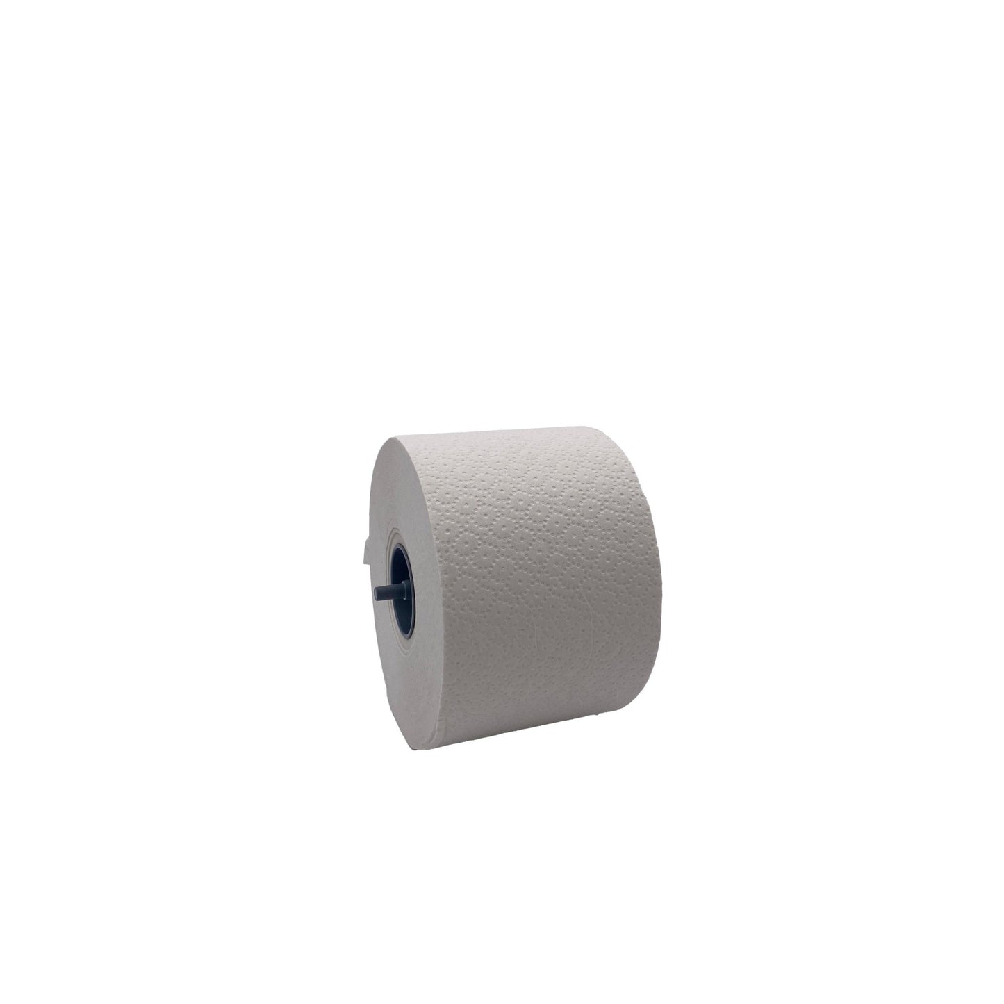 Pojedyncza duża rolka papieru toaletowego CWS z recyklingu, biała, o gramaturze 25 g/m², firmy CWS, z widocznym tekturowym rdzeniem, znajduje się na stronie na jednolitym białym tle.