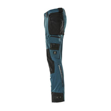 Spodnie z wiszącymi kieszeniami, spodnie ze stretchem, kolor ciemny ropa