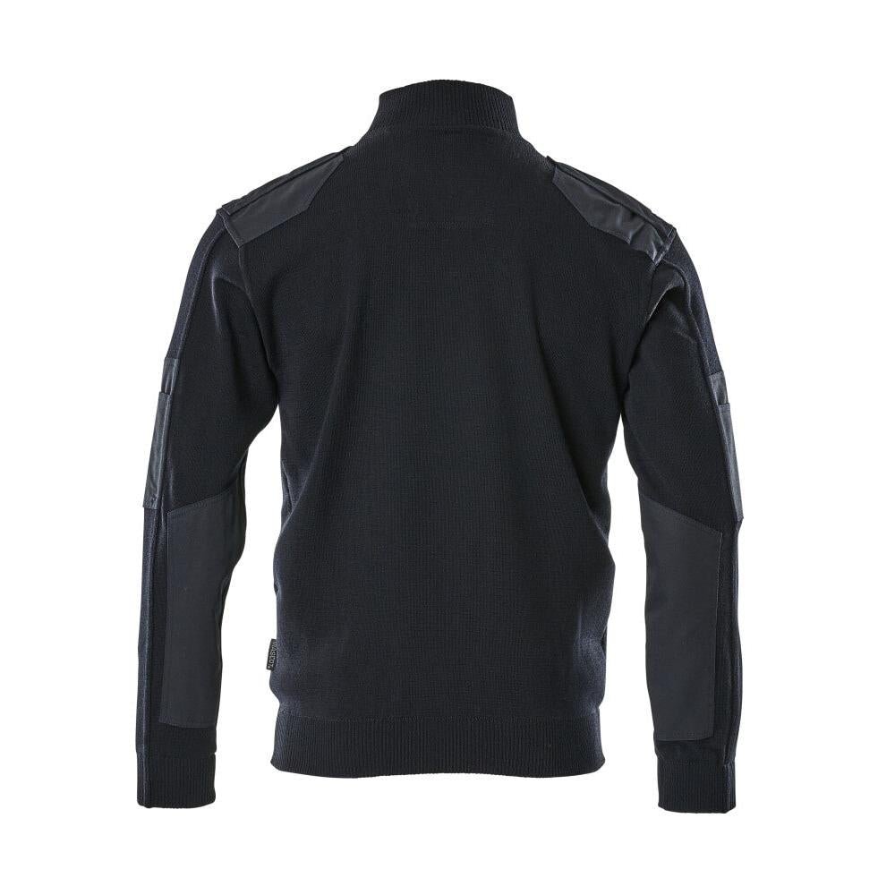 Sweter z dzianiny ze wzmocnieniami, sweter z dzianiny wełnianej
