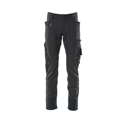 Spodnie ULTIMATE STRETCH, lekkie spodnie w kolorze czarno-niebieskim