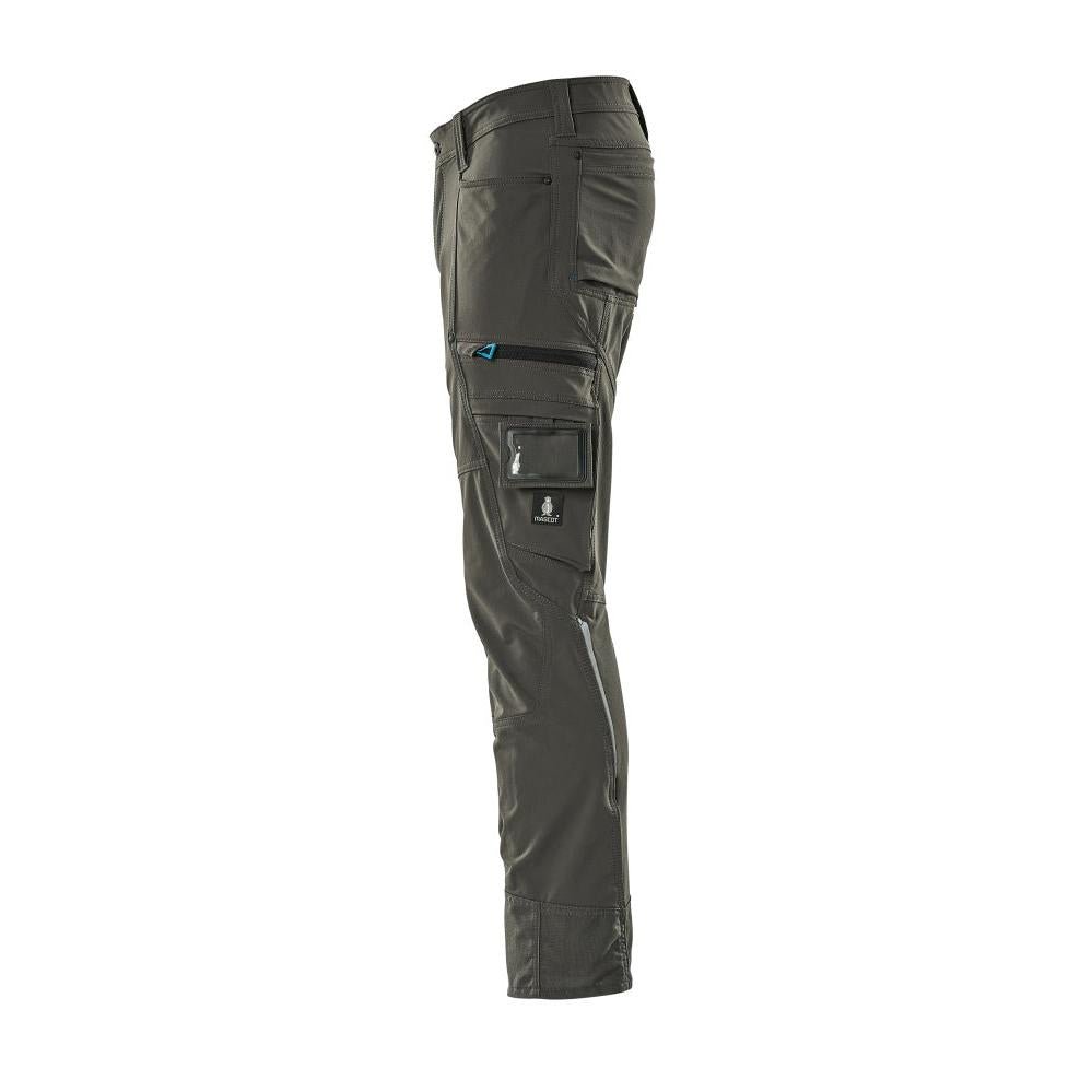 Spodnie ULTIMATE STRETCH, lekkie spodnie, ciemny antracyt