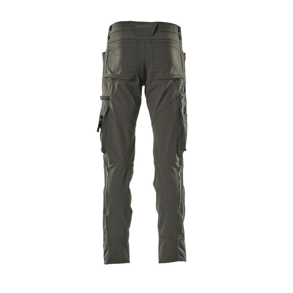 Spodnie ULTIMATE STRETCH, lekkie spodnie, ciemny antracyt