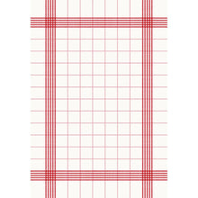 Duni GmbH serwetki stołowe 38x54 cm, czerwone - opakowanie 50 sztuk, pokazują stylową czerwoną kratkę na białym tle, idealne na imprezy jako serwetki lub eleganckie serwetki ręcznikowe, aby wzbogacić Twój nakryty stół.