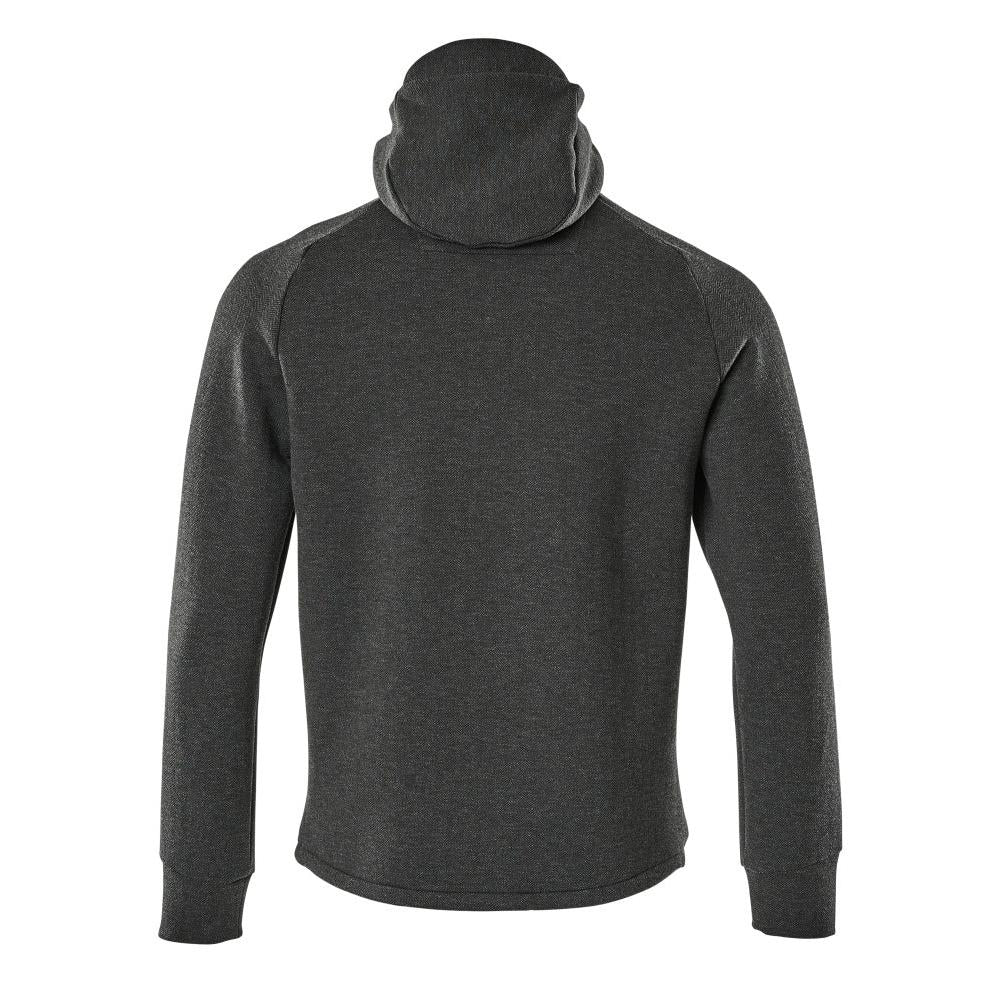 Bluza z kapturem, bluza z kapturem zapinana na zamek, kolor czarno-cętkowany/czarny
