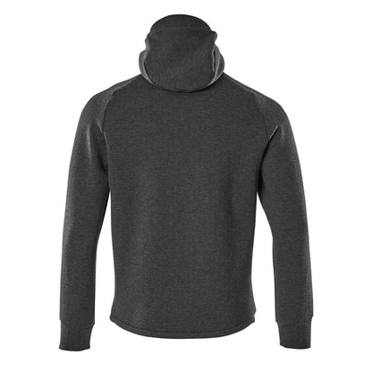 Bluza z kapturem, bluza z kapturem zapinana na zamek, kolor czarno-cętkowany/czarny
