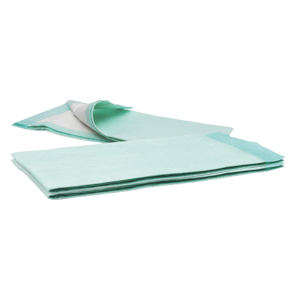 Podkładka medyczna MaiMed 60x90cm Extra niejałowa Poduszka płatkowa Fluff 60x90cm 2x25szt./op. zielona | Pudełko (50 sztuk)