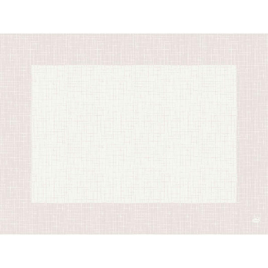 Das 30 x 40 cm große Dunicel-Tischset "Linnea weiß" der Duni GmbH zeigt eine dezente Kreuzschraffur auf Weiß mit hellgrauen Akzenten, perfekt für die Gastronomie. Enthält eine Packung mit 500 Stück.