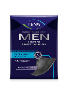 Tena Men Active Ochronne Wstawka Nietrzymanie Nietrzymania Światła | Paczka (14 sztuk)