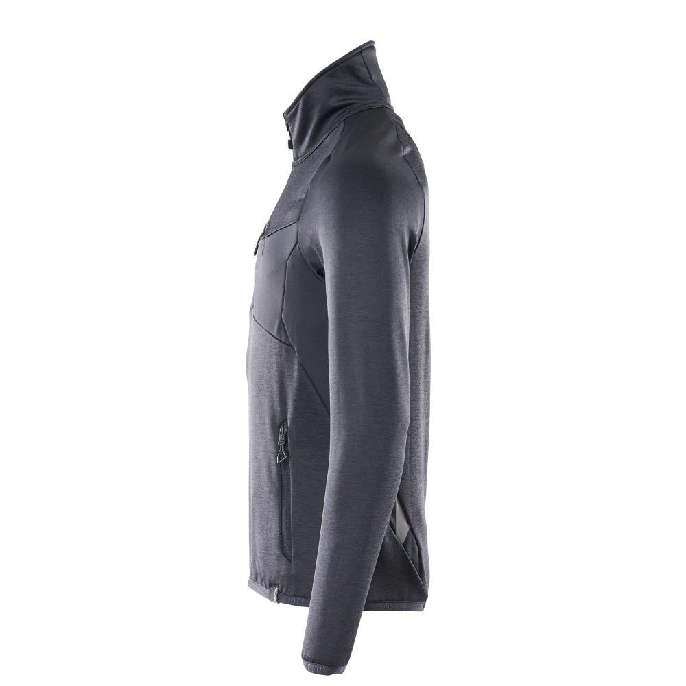 Polarowy sweter z krótką kurtką z mikropolaru zapinaną na zamek