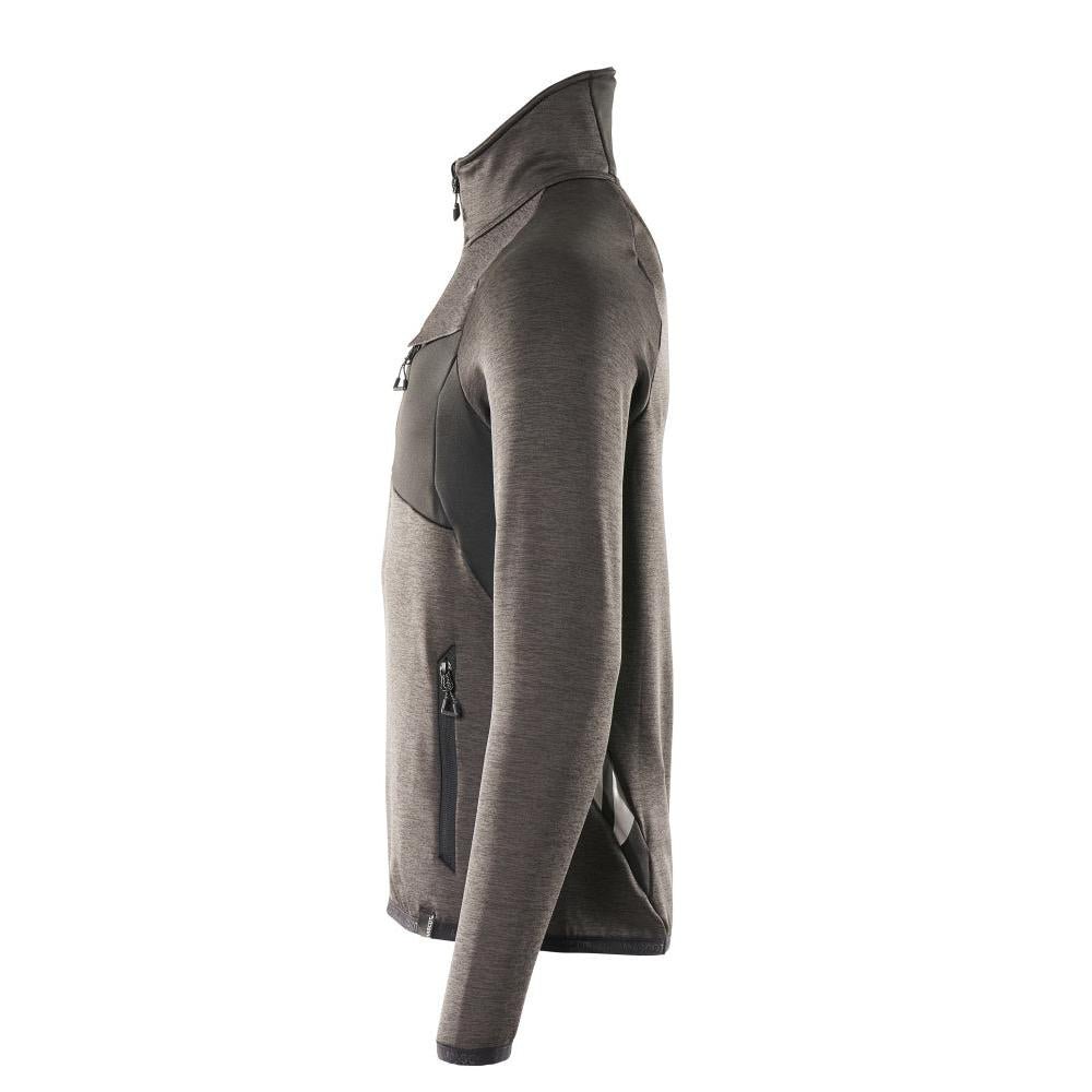 Polarowy sweter z krótką kurtką z mikropolaru zapinaną na zamek