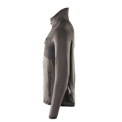 Polarowy sweter z krótką kurtką z mikropolaru zapinaną na zamek