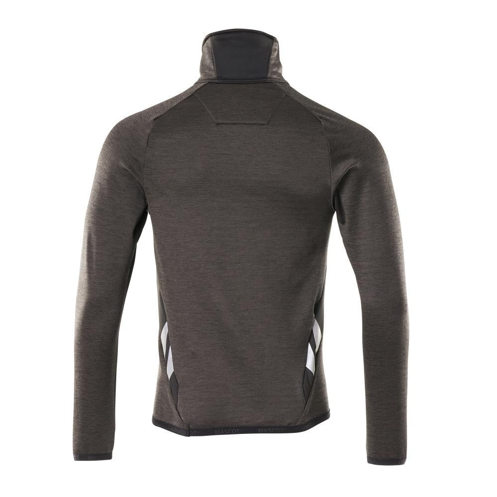 Polarowy sweter z krótką kurtką z mikropolaru zapinaną na zamek