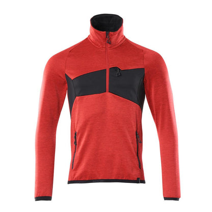 Polarowy sweter z krótką kurtką z mikropolaru zapinaną na zamek