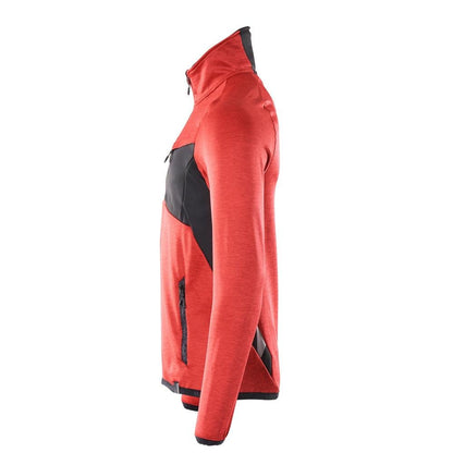 Polarowy sweter z krótką kurtką z mikropolaru zapinaną na zamek