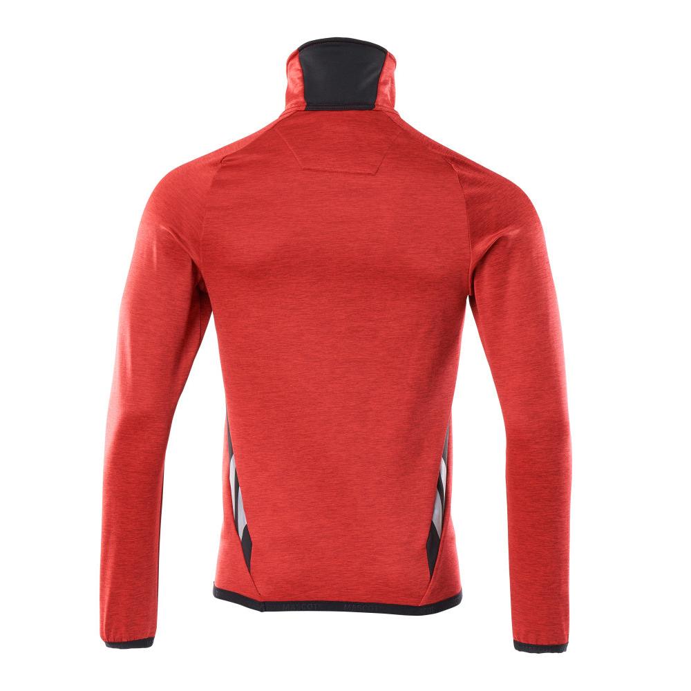 Polarowy sweter z krótką kurtką z mikropolaru zapinaną na zamek