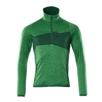 Polarowy sweter z krótką kurtką z mikropolaru zapinaną na zamek
