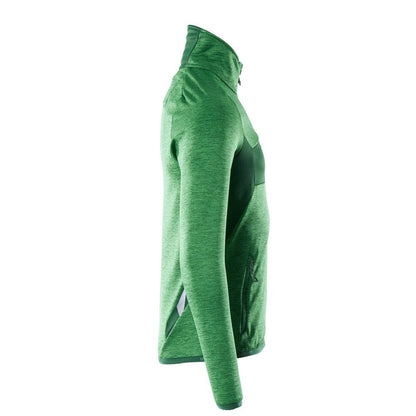 Polarowy sweter z krótką kurtką z mikropolaru zapinaną na zamek