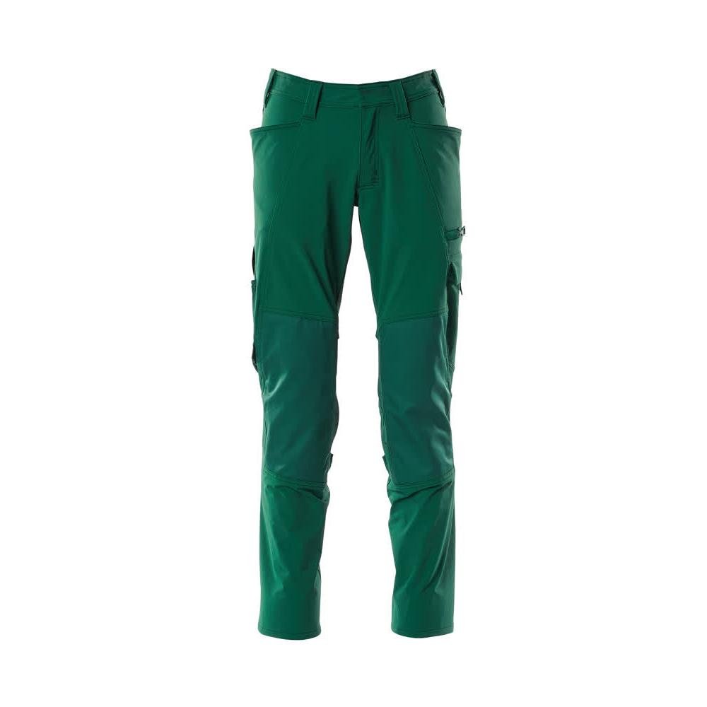 Spodnie, kieszenie na kolanach, spodnie ULTIMATE STRETCH, kolor zielony