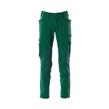 Spodnie, kieszenie na kolanach, spodnie ULTIMATE STRETCH, kolor zielony
