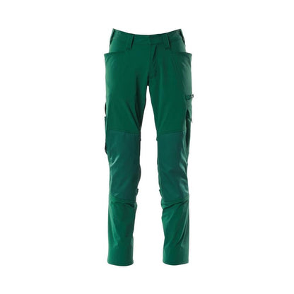 Spodnie, kieszenie na kolanach, spodnie ULTIMATE STRETCH, kolor zielony