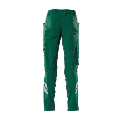 Spodnie, kieszenie na kolanach, spodnie ULTIMATE STRETCH, kolor zielony