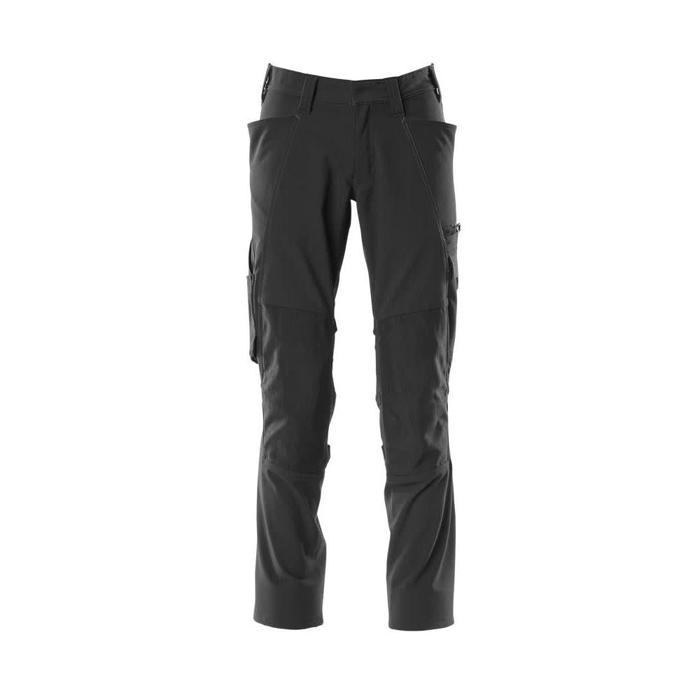Spodnie, kieszenie na kolanach, spodnie ULTIMATE STRETCH, czarne
