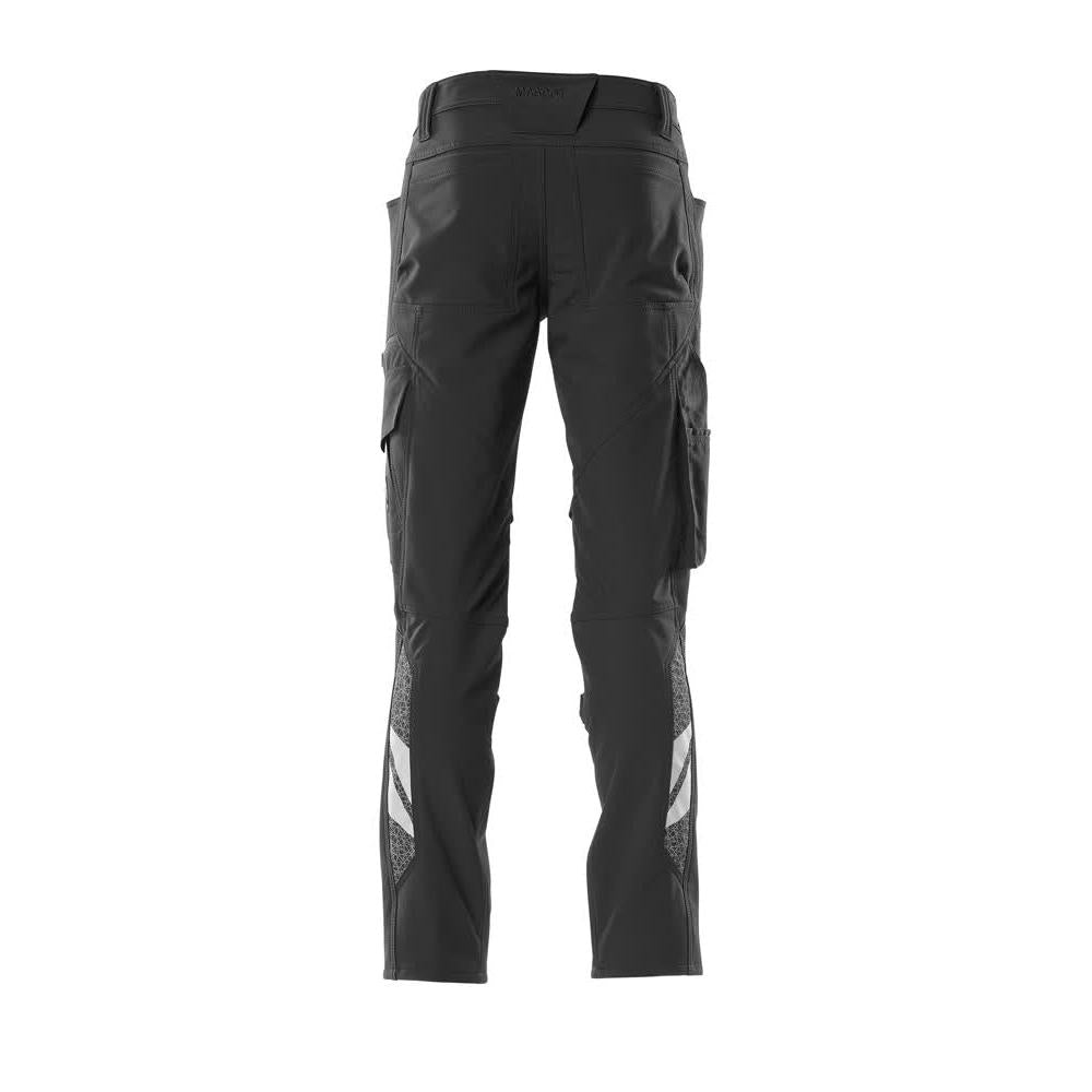 Spodnie, kieszenie na kolanach, spodnie ULTIMATE STRETCH, czarne