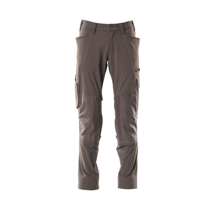 Spodnie, kieszenie na kolanach, spodnie ULTIMATE STRETCH, kolor ciemny antracyt