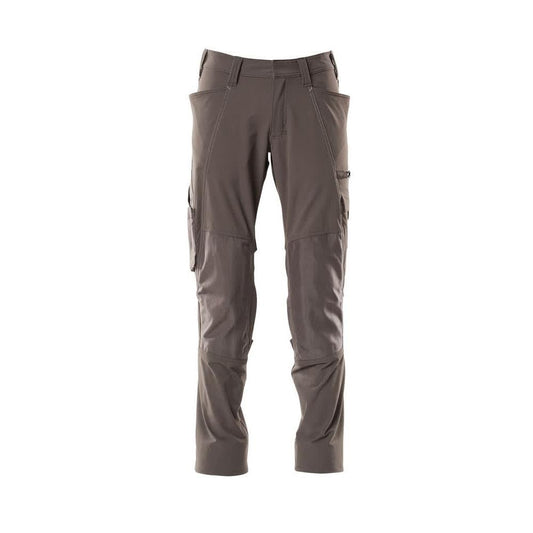 Spodnie, kieszenie na kolanach, spodnie ULTIMATE STRETCH, kolor ciemny antracyt