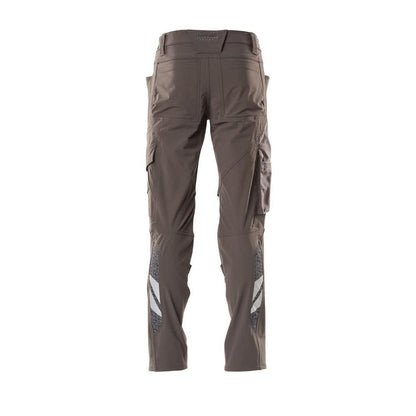 Spodnie, kieszenie na kolanach, spodnie ULTIMATE STRETCH, kolor ciemny antracyt