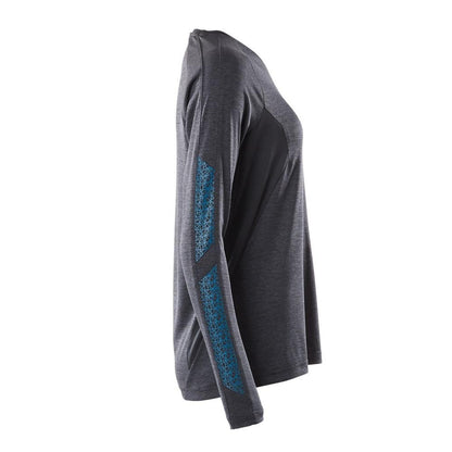 T-shirt damski z technologią COOLMAX® i długim rękawem