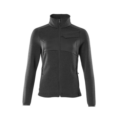 Dzianinowy sweter zapinany na zamek, damski kardigan