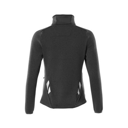 Dzianinowy sweter zapinany na zamek, damski kardigan