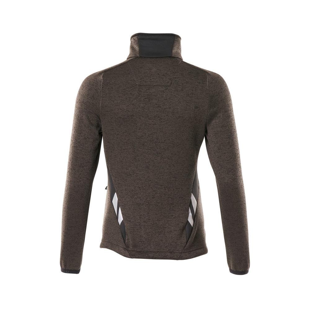 Dzianinowy sweter zapinany na zamek, damski kardigan