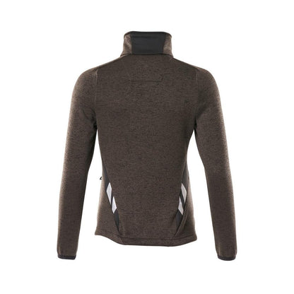 Dzianinowy sweter zapinany na zamek, damski kardigan