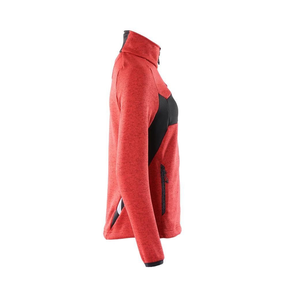 Dzianinowy sweter zapinany na zamek, damski kardigan