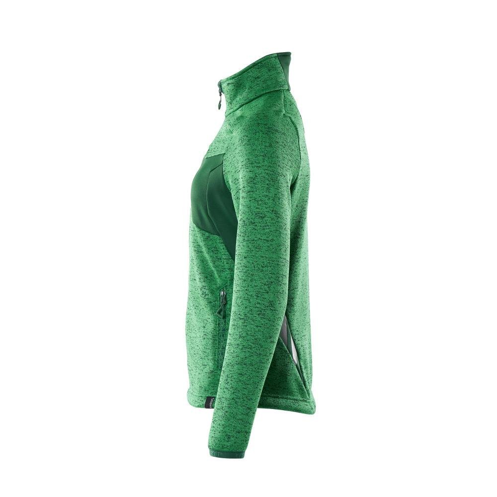 Dzianinowy sweter zapinany na zamek, damski kardigan