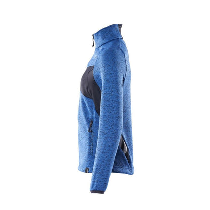 Dzianinowy sweter zapinany na zamek, damski kardigan