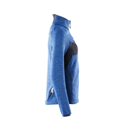 Dzianinowy sweter zapinany na zamek, damski kardigan