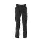 Spodnie, kieszenie na kolanach, spodnie ULTIMATE STRETCH, czarne