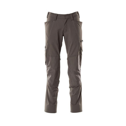 Spodnie, kieszenie na kolanach, spodnie ULTIMATE STRETCH, kolor ciemny antracyt