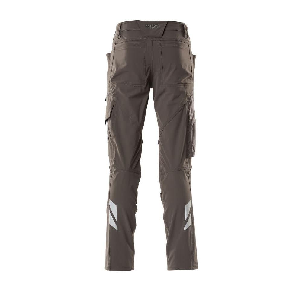 Spodnie, kieszenie na kolanach, spodnie ULTIMATE STRETCH, kolor ciemny antracyt