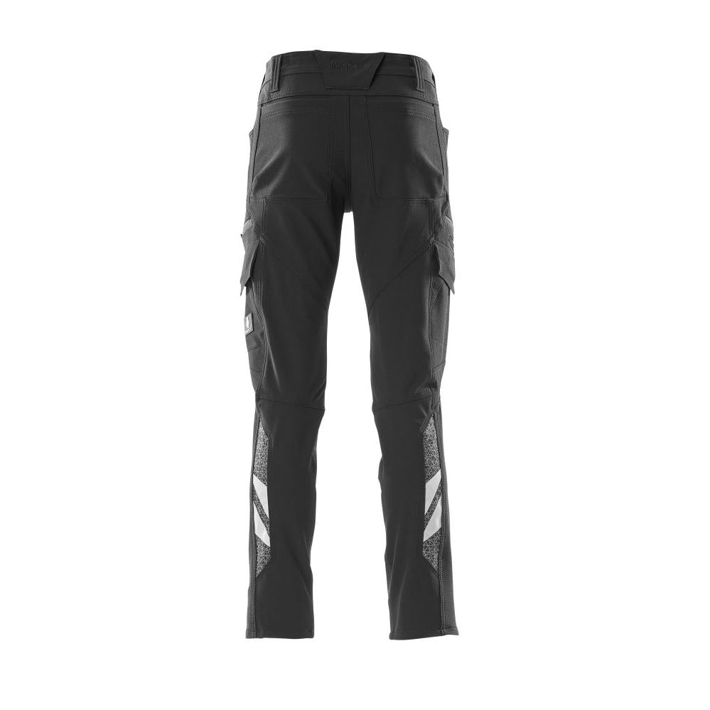 Spodnie, kieszenie na udach, spodnie ULTIMATE STRETCH, czarne